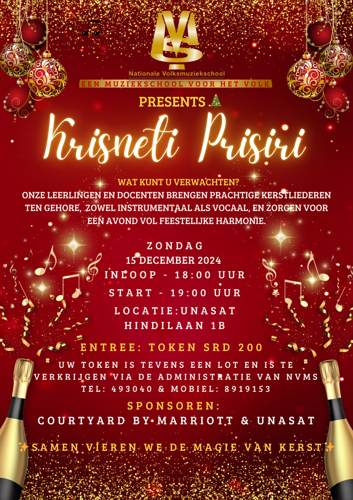 Flyer Kresneti Prisiri. 15 december 2024.